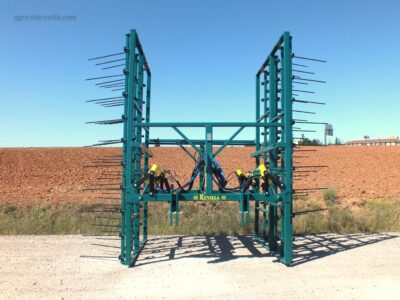 Rastra o grada ecológica de muelles para rastrojo con púas flexibles marca Gaher Metalic, Damper, Yudego, Vigerm, Vila