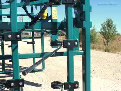 Rastra o grada ecológica de muelles para rastrojo con púas flexibles marca Gaher Metalic, Damper, Yudego, Vigerm, Vila
