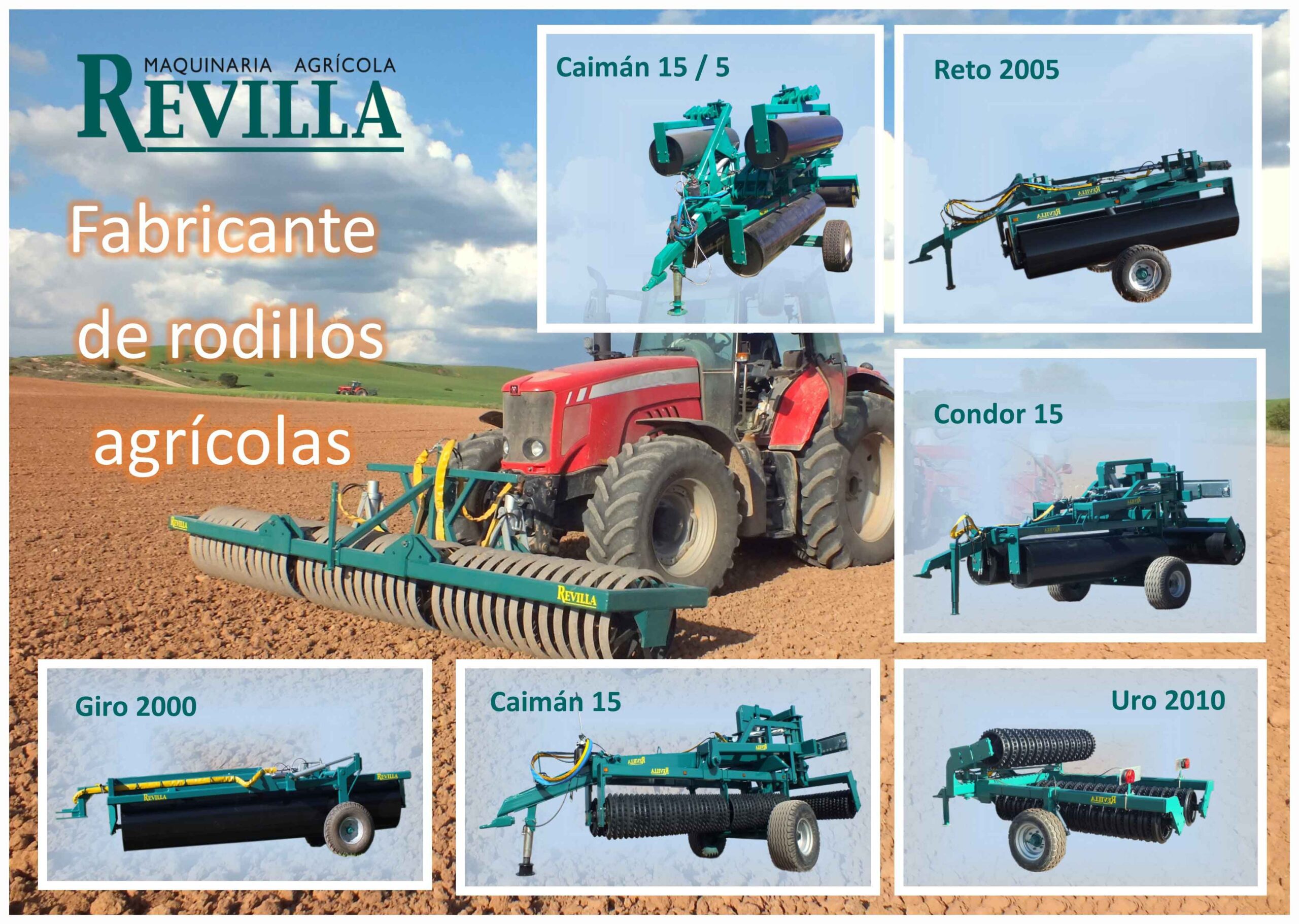 Fabricante de máquinas agrícolas de las marcas Gaher, Llorente, Vomer, Garcia Hoyos, Yudego, Santiago y Promodis
