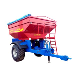 Abonadora arrastrada de dos platos de 7.000 kg marca AGUIRRE, modelo AD 7000