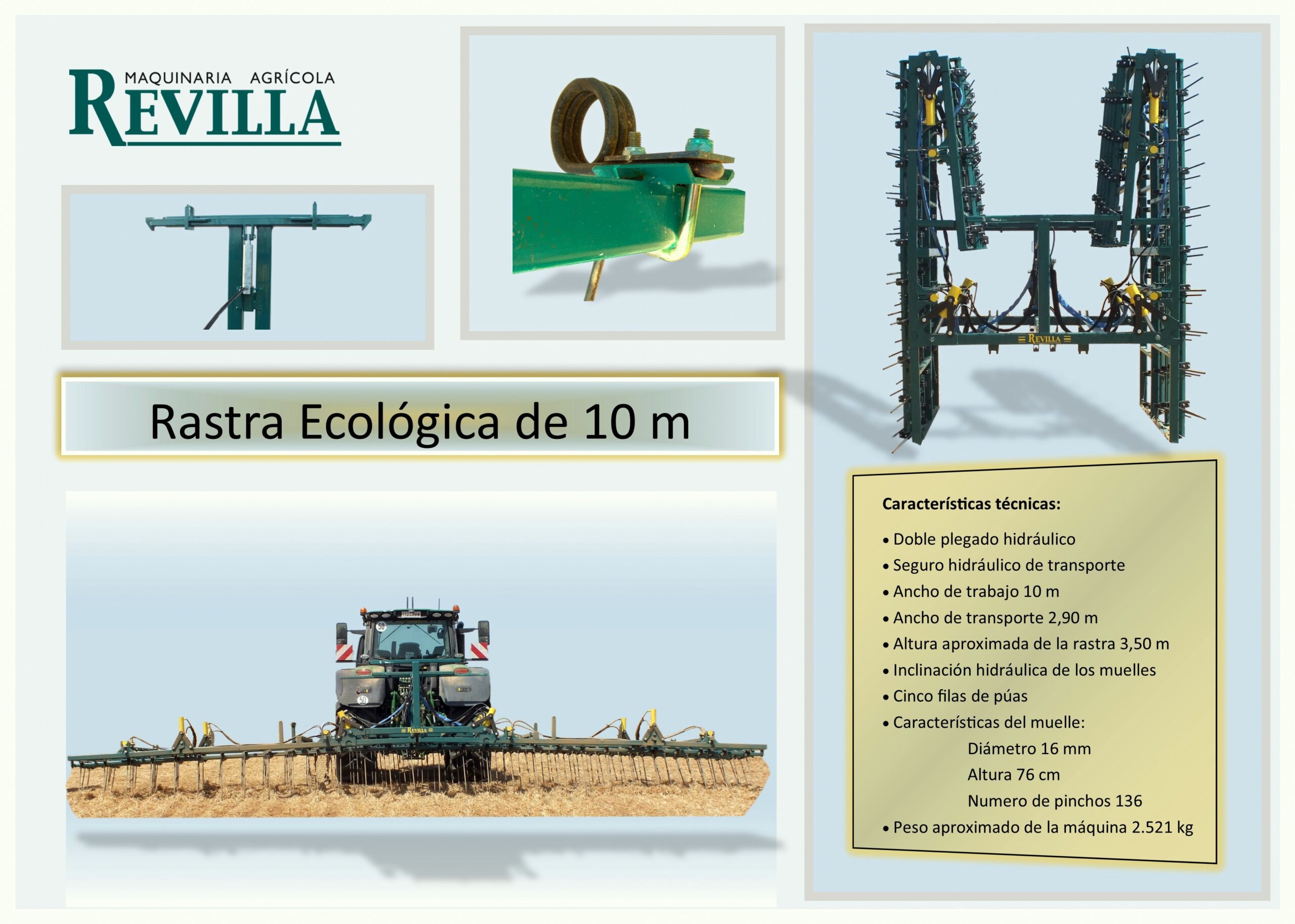 Fabricante de maquinaria agrícola; Venta y comercialización de máquinas agrícolas en la Comunidad Autónoma de Aragón. Principalmente en las provincias de Huesca, Zaragoza y Teruel.