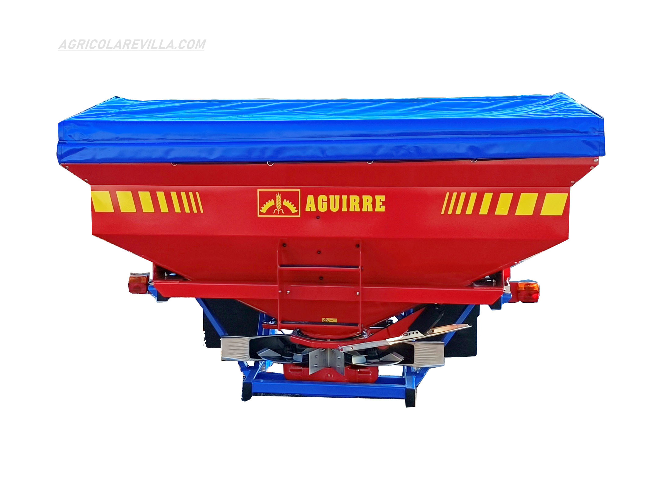Abonadora suspendida nueva de dos platos de 2.500 kg marca AGUIRRE, modelo AC2 2500 AGD 201 PC