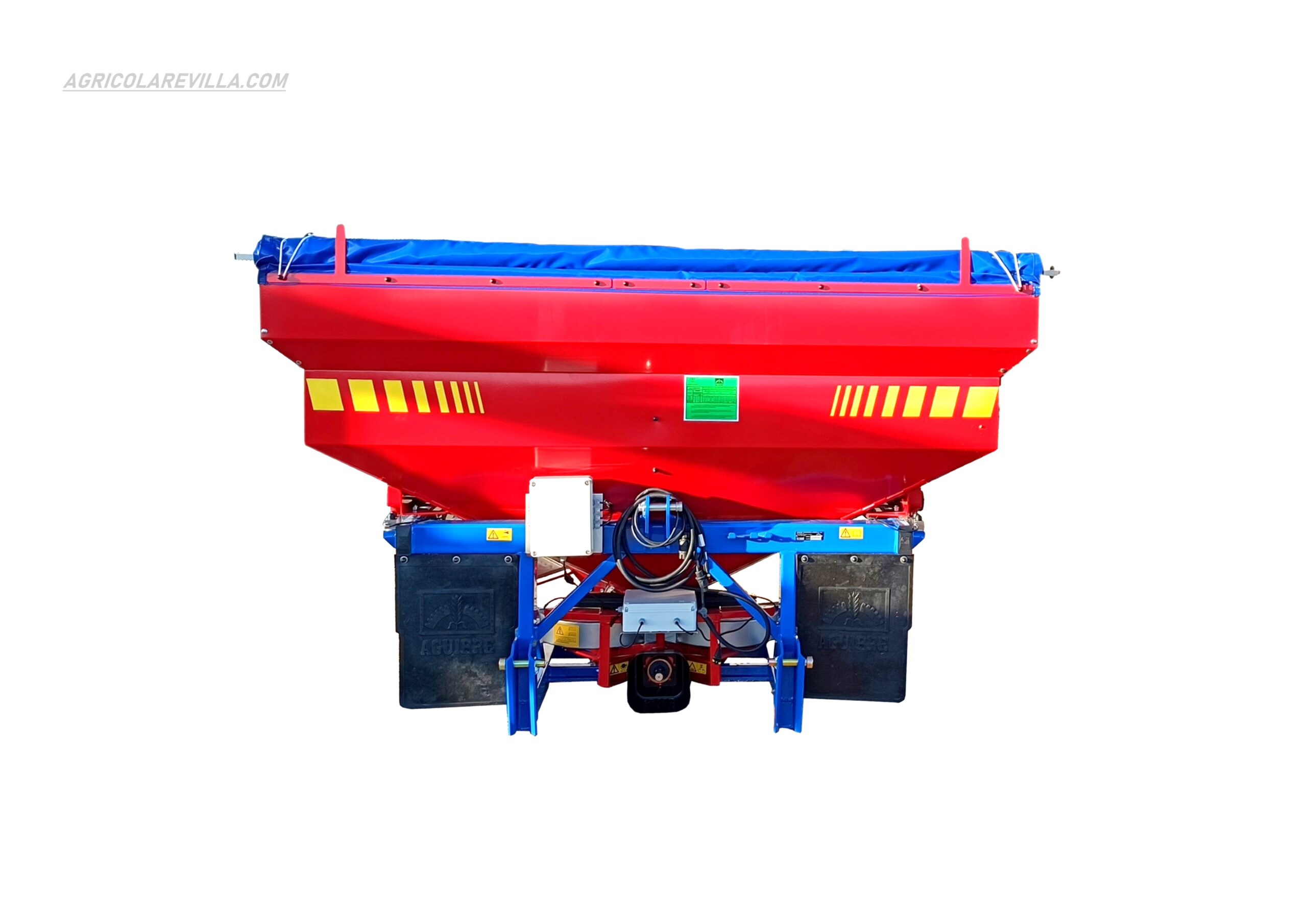 Abonadora suspendida nueva de dos platos de 2.500 kg marca AGUIRRE, modelo AC2 2500 AGD 201 PC